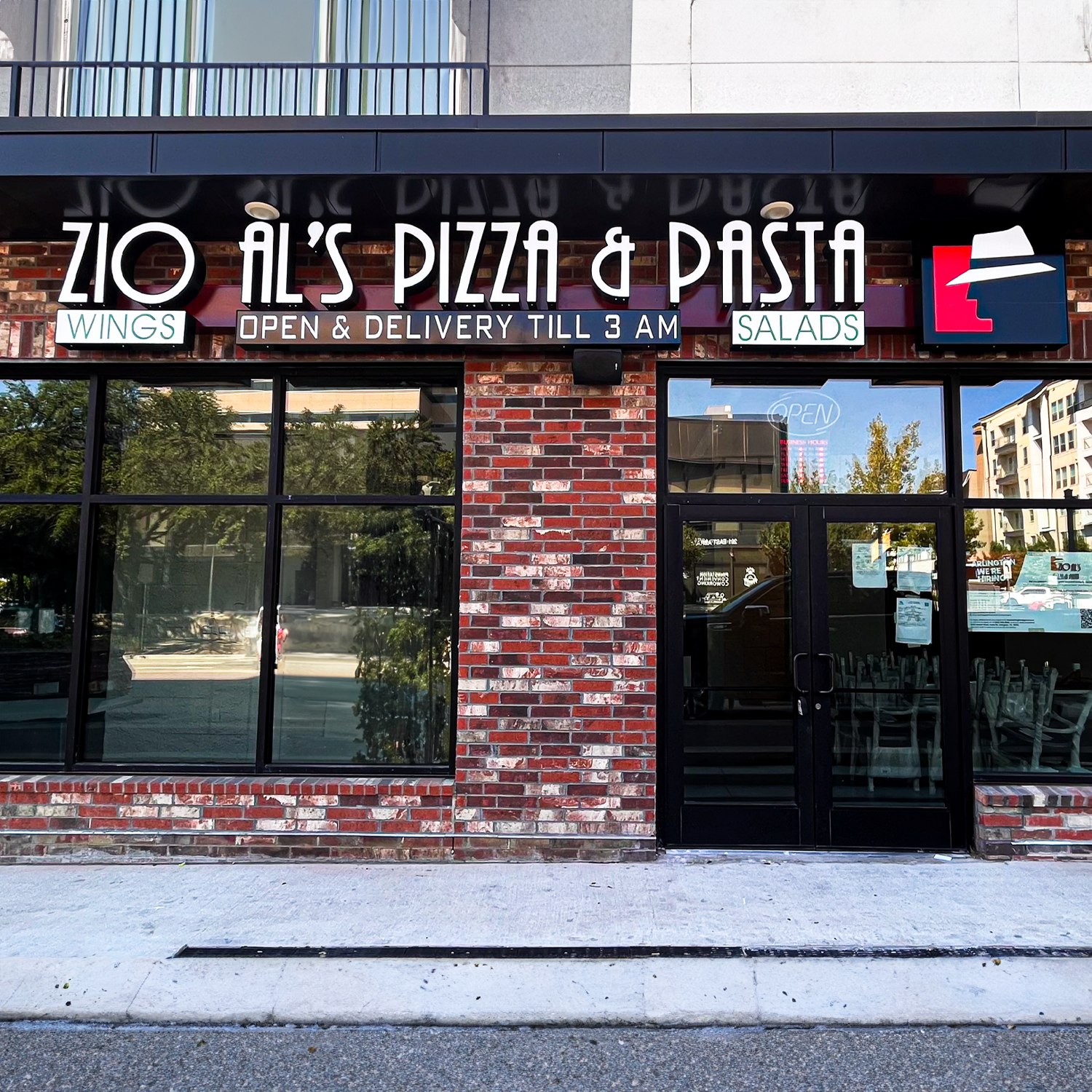 Arlington location zio als pizza and pasta